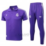 Conjunto Polo Real Madrid 2025-2026 Purpura