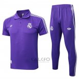 Conjunto Polo Real Madrid 2025-2026 Purpura