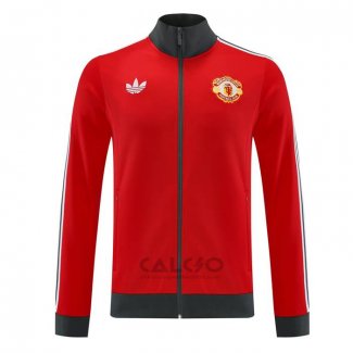 Giacca Manchester United 2024-2025 Rosso