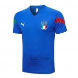 Maglia Allenamento Italia 2022-2023 Blu