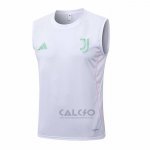 Maglia Allenamento Juventus Senza Maniche 2025-2026 Bianco