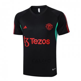 Maglia Allenamento Manchester United 2023-2024 Nero