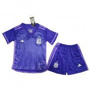 Maglia Argentina 3 Stelle Away Bambino 2022