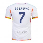 Maglia Belgio Giocatore De Bruyne Away 2022