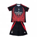 Maglia Benfica Special Bambino 2025-2026 Nero Rosso