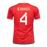 Maglia Galles Giocatore B.davies Home 2022