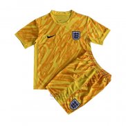 Maglia Inghilterra Portiere Bambino 2024 Giallo