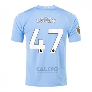 Maglia Manchester City Giocatore Foden Home 2023-2024