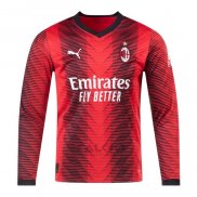 Maglia Milan Home Manica Lunga 2023-2024