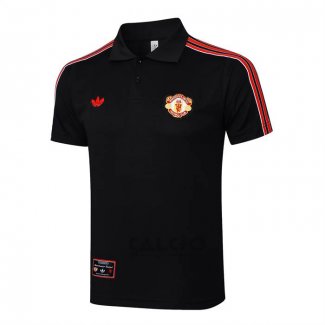 Maglia Polo Manchester United 2025-2026 Nero