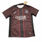 Maglia Prematch Paris Saint-Germain 2025-2026 Nero Rosso
