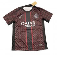 Maglia Prematch Paris Saint-Germain 2025-2026 Nero Rosso