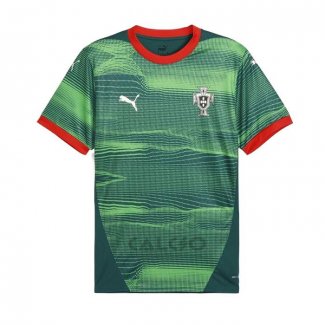 Maglia Prematch Portogallo 2025 Verde