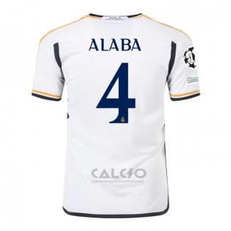 Maglia Real Madrid Giocatore Alaba Home 2023-2024