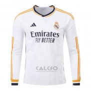 Maglia Real Madrid Home Manica Lunga 2023-2024