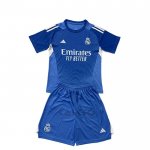 Maglia Real Madrid Portiere Bambino 2025-2026 Blu