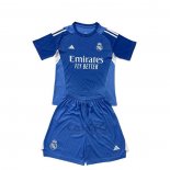 Maglia Real Madrid Portiere Bambino 2025-2026 Blu