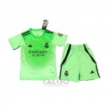 Maglia Real Madrid Portiere Bambino 2025-2026 Verde