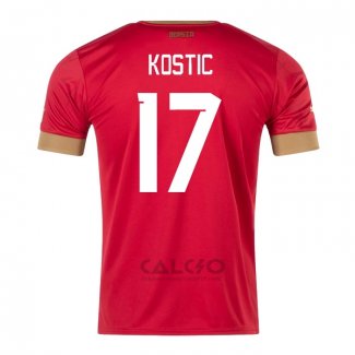 Maglia Serbia Giocatore Kostic Home 2022