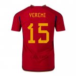 Maglia Spagna Giocatore Yeremi Home 2022