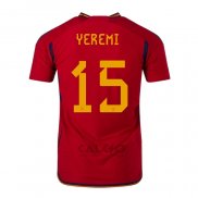 Maglia Spagna Giocatore Yeremi Home 2022