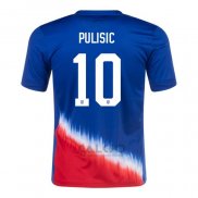 Maglia Stati Uniti Giocatore Pulisic Away 2024