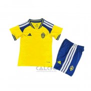 Maglia Svezia Home Bambino 2026