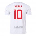 Maglia Svizzera Giocatore Xhaka Away 2022