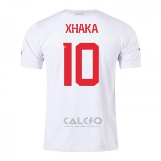 Maglia Svizzera Giocatore Xhaka Away 2022