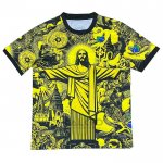 Maglia Brasile Jesus 2024-2025 Giallo Thailandia