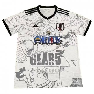 Maglia Giappone One Piece 2024-2025 Bianco Thailandia