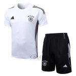 Tuta da Track Germania Manica Corta 2025-2026 Bianco - Pantaloncini