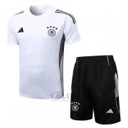 Tuta da Track Germania Manica Corta 2025-2026 Bianco - Pantaloncini