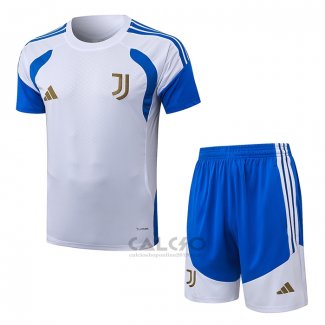Tuta da Track Juventus Manica Corta 2026-2027 Bianco - Pantaloncini