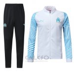 Tuta da Track Marsiglia 2018-2019 Bianco
