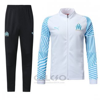 Tuta da Track Marsiglia 2018-2019 Bianco