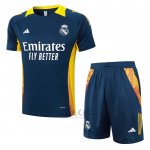Tuta da Track Real Madrid Manica Corta 2024-2025 Blu - Pantaloncini