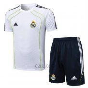 Tuta da Track Real Madrid Manica Corta 2025-2026 Bianco - Pantaloncini