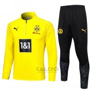 Tuta da Track di Felpa Borussia Dortmund 2023-2024 Giallo