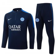 Tuta da Track di Felpa Inter 2026-2027 Blu Scuro