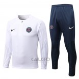 Tuta da Track di Felpa Paris Saint-Germain 2022-2023 Bianco