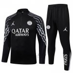 Tuta da Track di Felpa Paris Saint-Germain Bambino 2025-2026 Nero