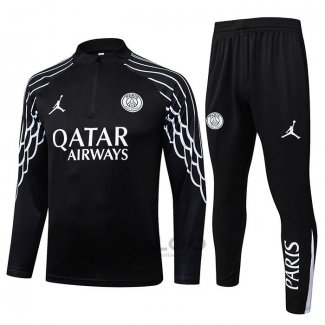 Tuta da Track di Felpa Paris Saint-Germain Bambino 2025-2026 Nero
