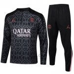 Tuta da Track di Felpa Paris Saint-Germain Jordan 2024-2025 Nero