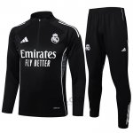 Tuta da Track di Felpa Real Madrid Bambino 2025-2026 Nero