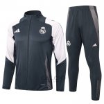 Tuta da Track di Giacca Real Madrid 2024-2025 Grigio