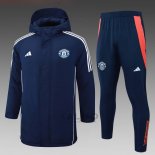 Tuta da Track di Invierno del Manchester United 2024-2025 Blu