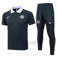 Conjunto Polo Chelsea 2025-2026 Grigio