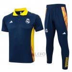 Conjunto Polo Real Madrid 2024-2025 Blu