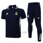 Conjunto Polo Real Madrid 2025-2026 Blu Scuro